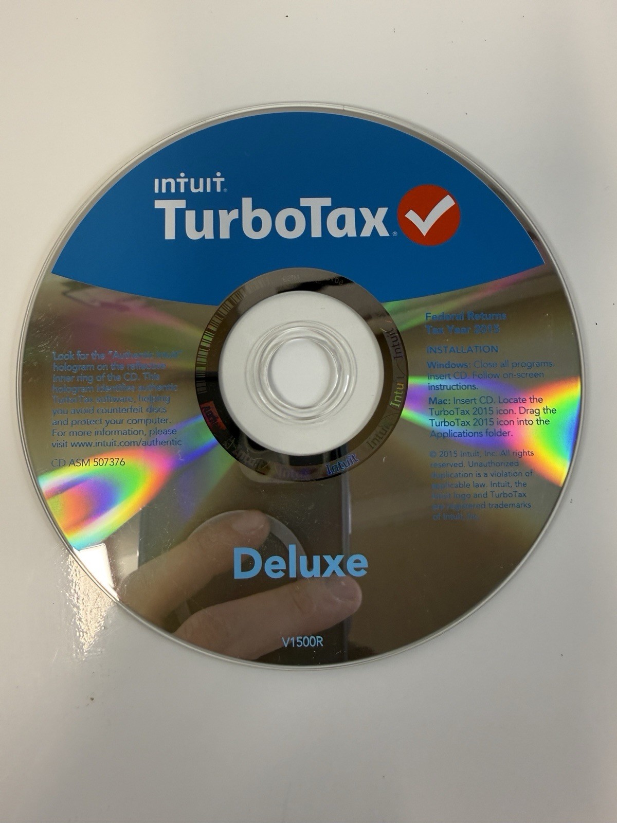 Intuit TurboTax Deluxe 2015 Federal & State – Disc Only
