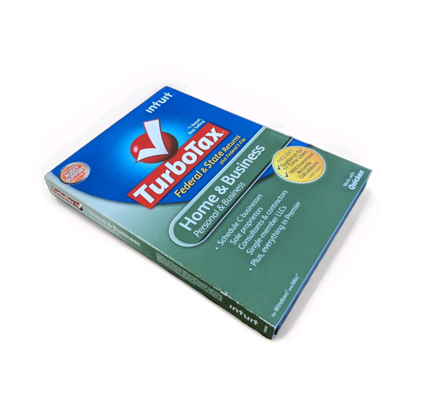 Intuit TurboTax 2012: Home & Business, Federal & State Returns for Windows & Mac