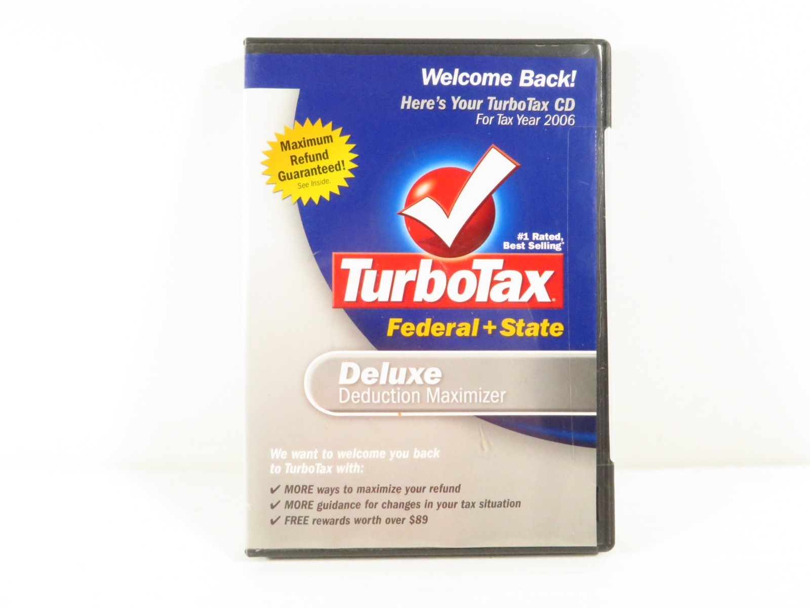TurboTax Deluxe Deduction Maximizer Federal+State Tax Year 2006 forWindows & MAC