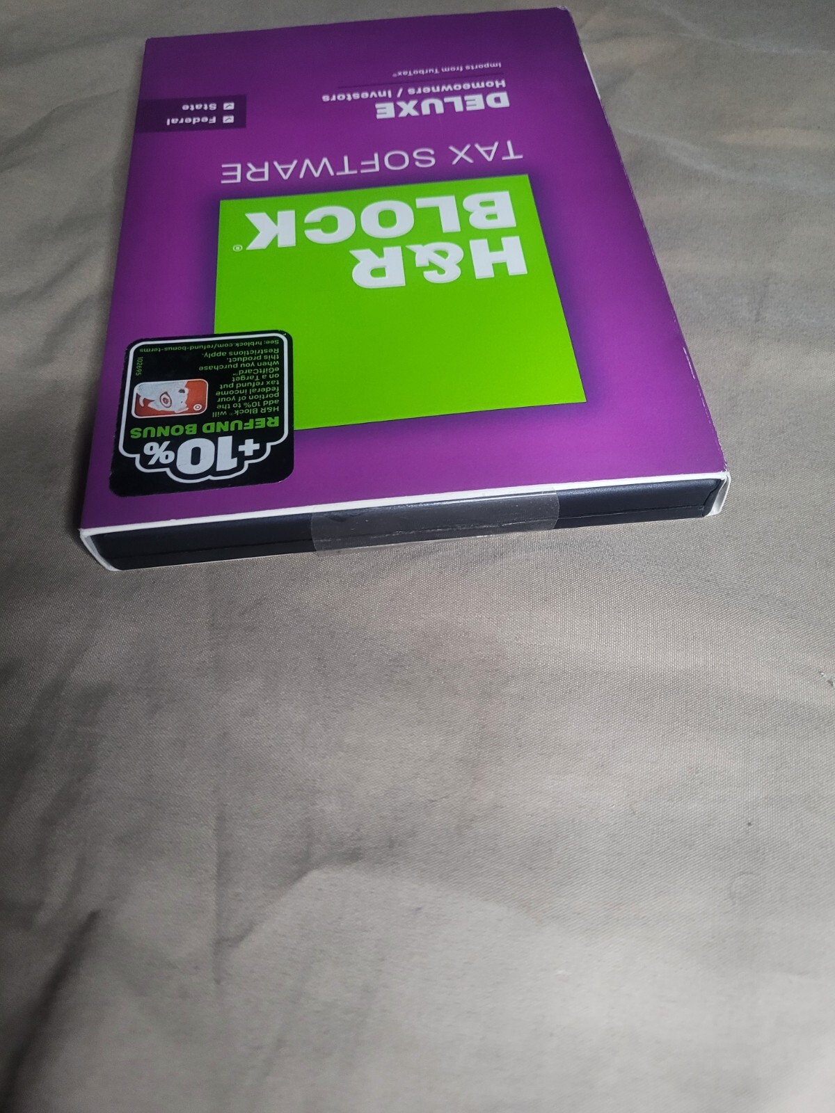 H&R BLOCK 2015,Tax Software”Deluxe Homeowner/Investors”+10 Refund Bonus,Federal