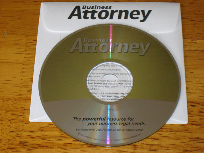 Business Attorney at Law Legal Forms Solution new sealed CD in the sleeve!
