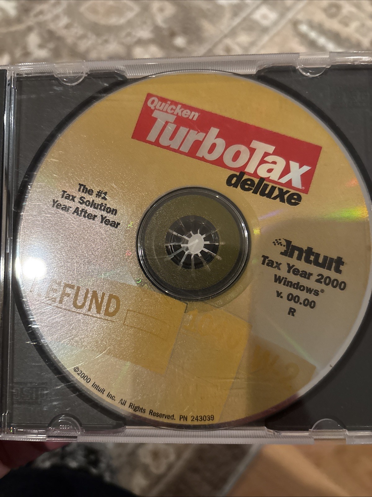 Quicken TurboTax Deluxe Tax Year 2000 for Windows Refund 1040 W-2