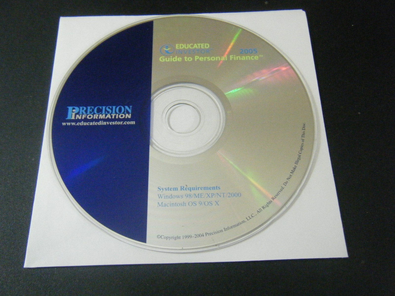 Precision Information Educated Investor 2005 Guide to Personal Finance (PC/MAC)