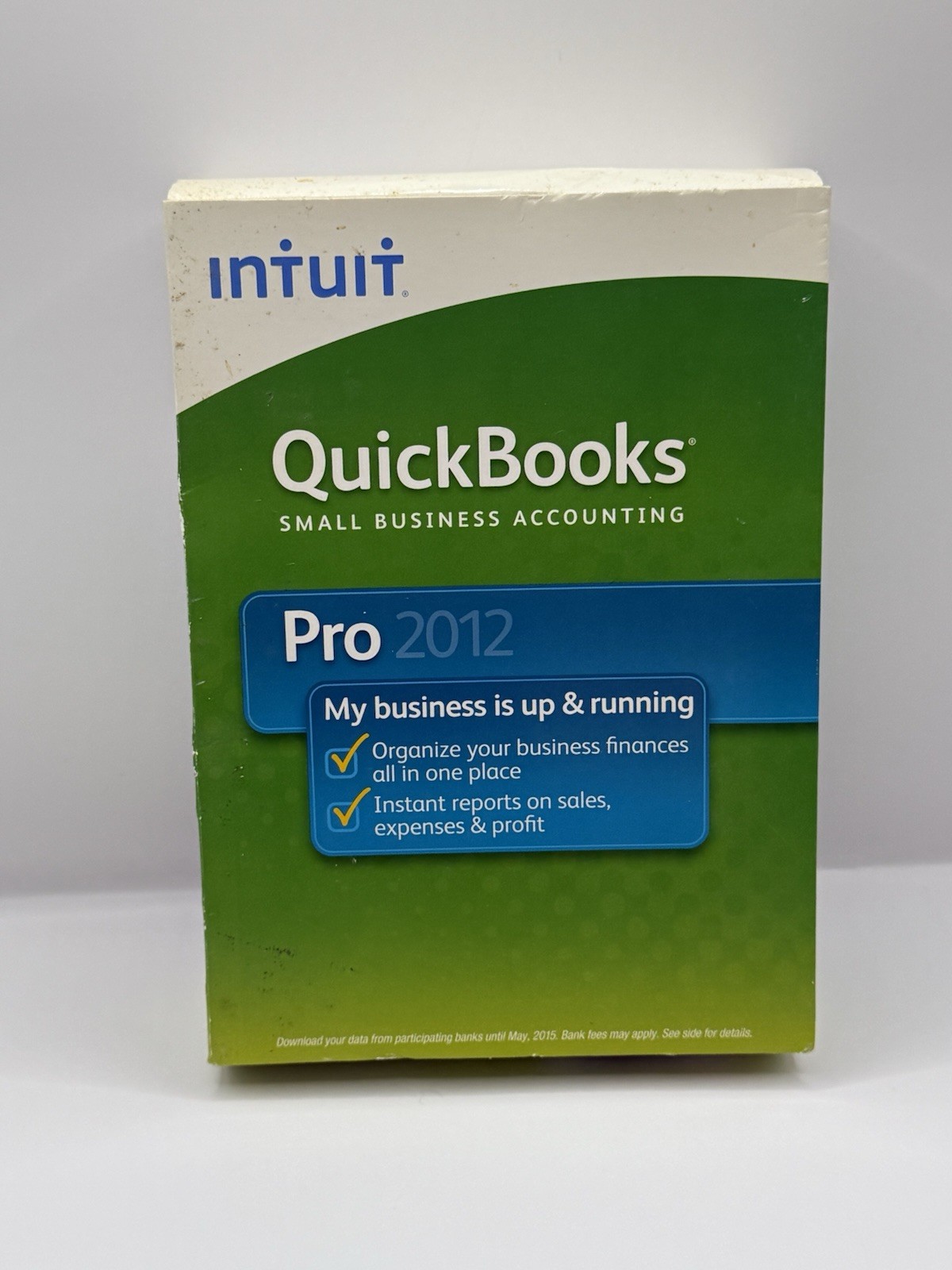 INTUIT QUICKBOOKS PRO 2012 FOR WINDOWS FULL RETAIL USA VERSION =NEW SEALED BOX=
