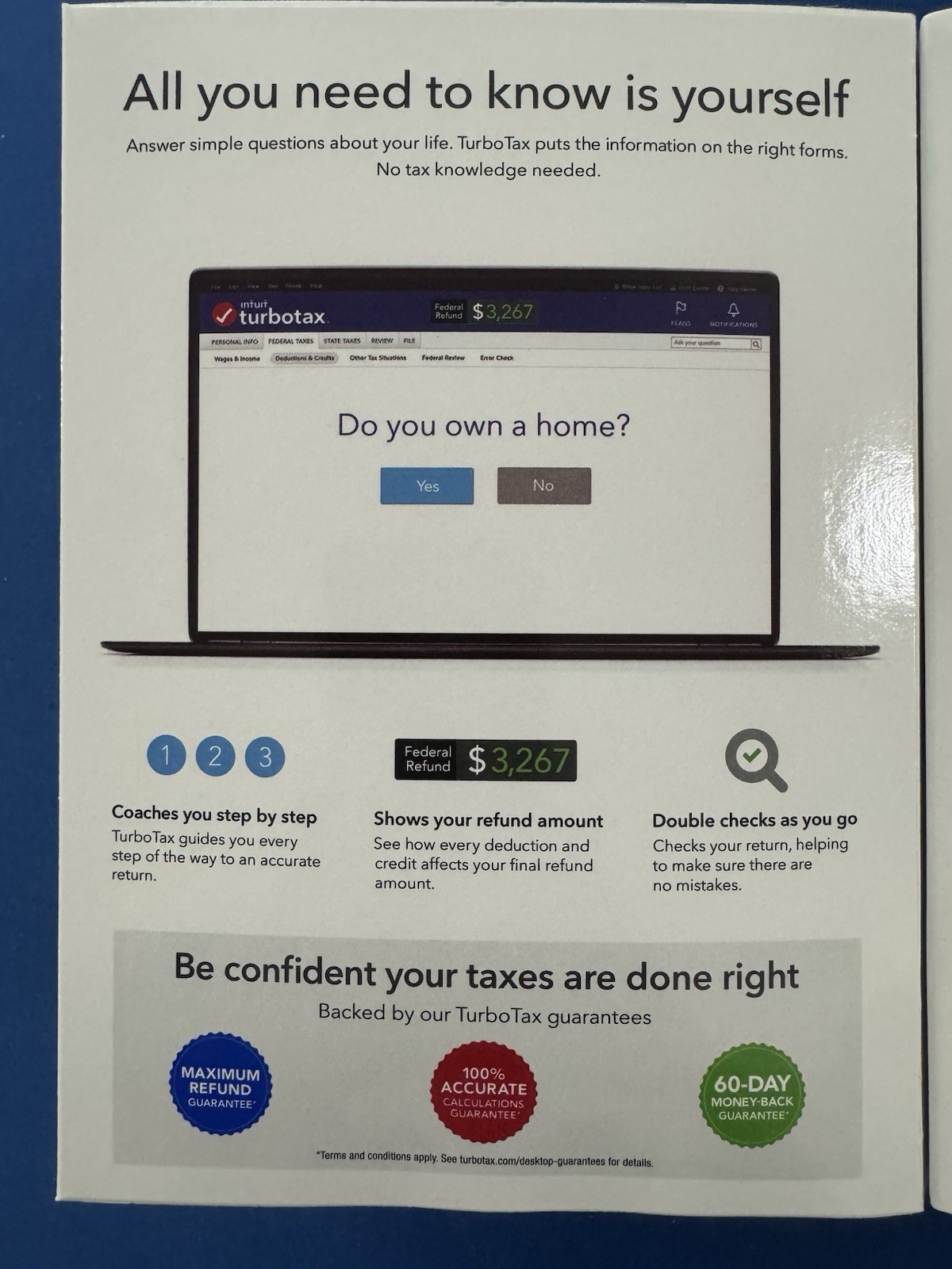 Intuit TurboTax Deluxe 2020 Tax Prep CD for Windows 8+ & Mac OS X 10.14+, 1 PC