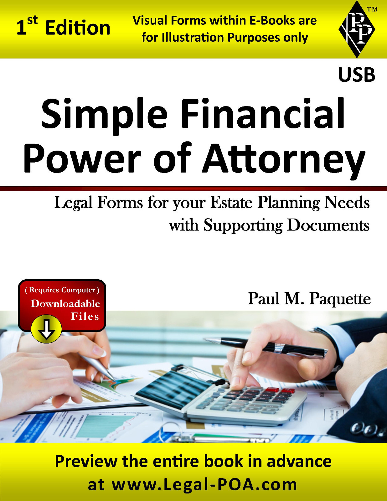 Simple Financial Power of Attorney – Full Version – USB Flash Drive Only