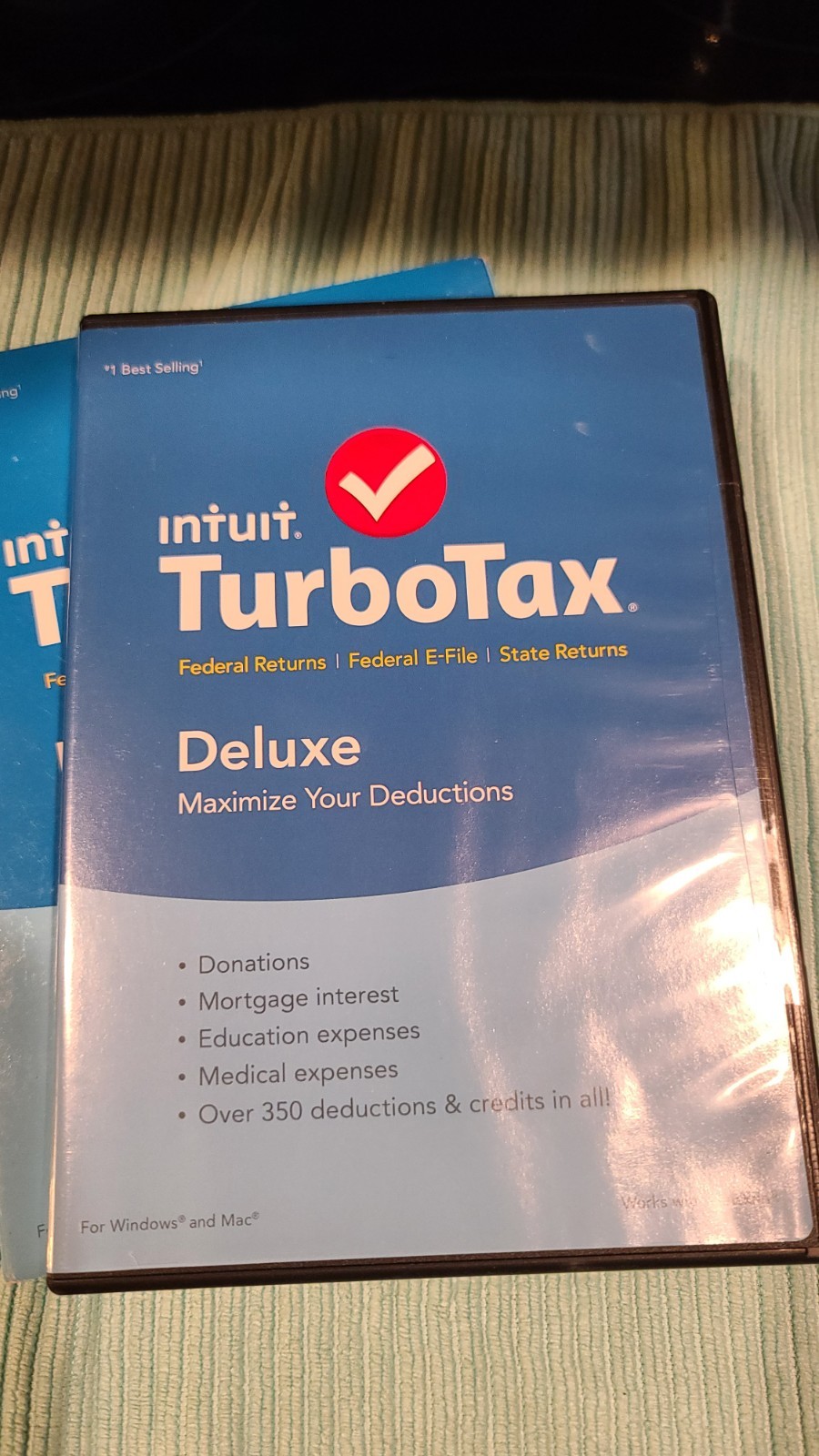 Turbotax 2015 Deluxe. Federal and State. New