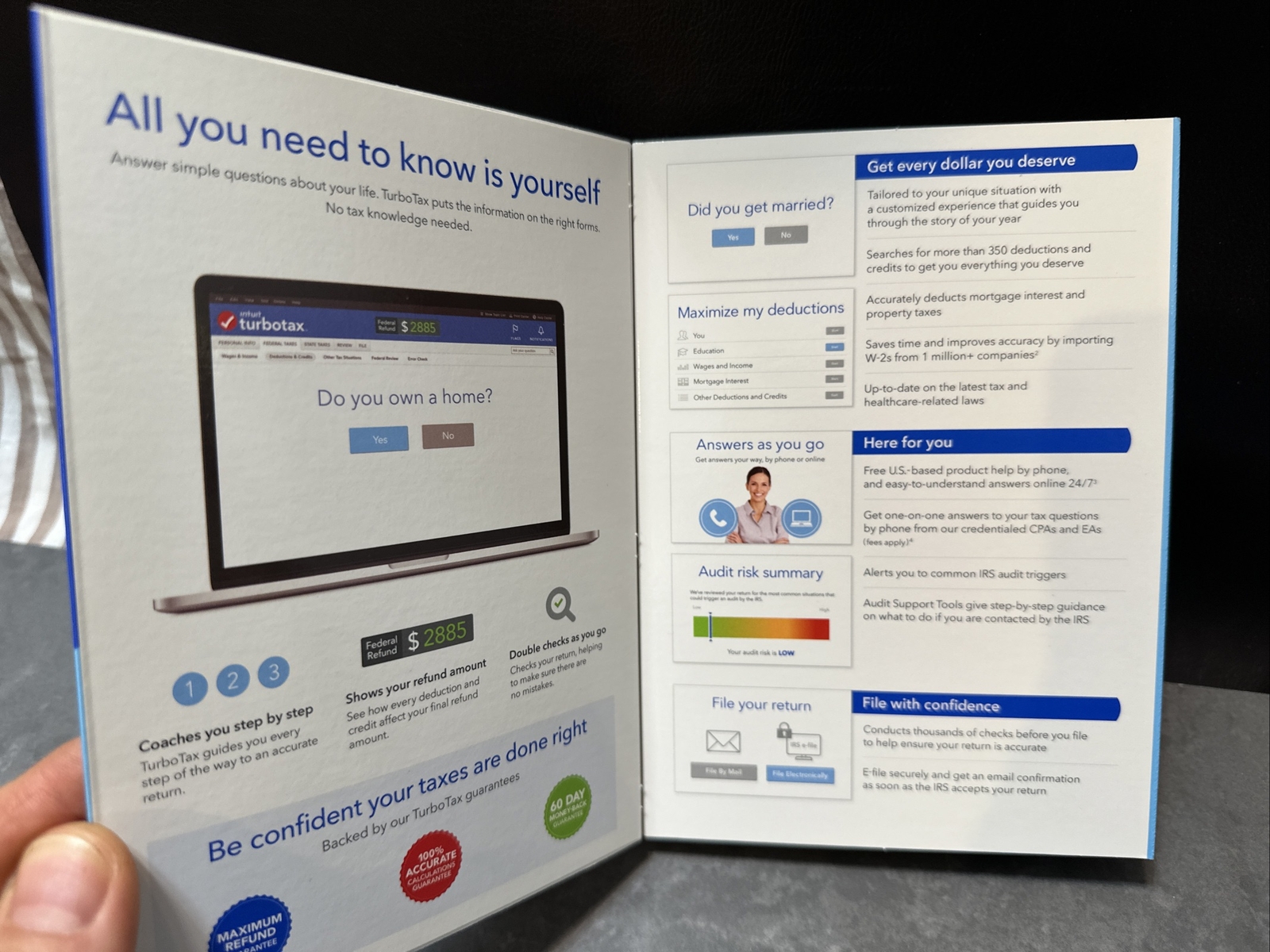 Turbotax 2016 Deluxe Federal + State CD version BRAND NEW SEALED lit Damage case
