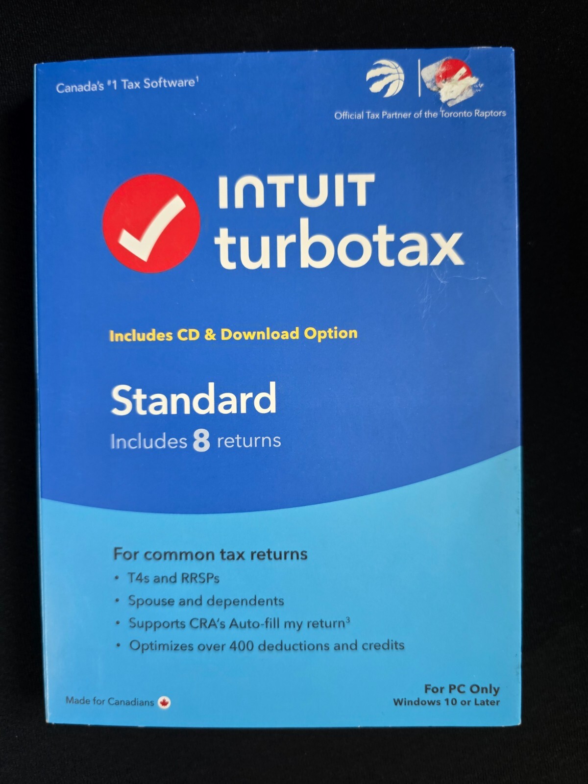 TurboTax Standard Deluxe Premier CD/Download Online 2023 Canadaian Canada Tax
