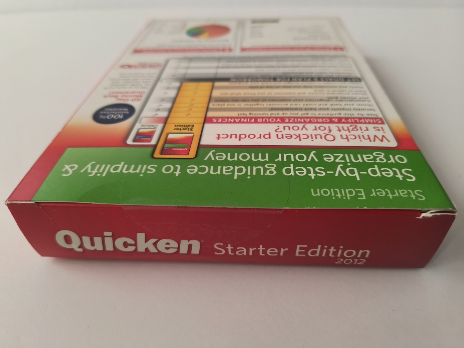 Intuit Quicken Starter Edition 2012 Windows XP/ SP2 & Up/Vista/ 7 NEW SEALED