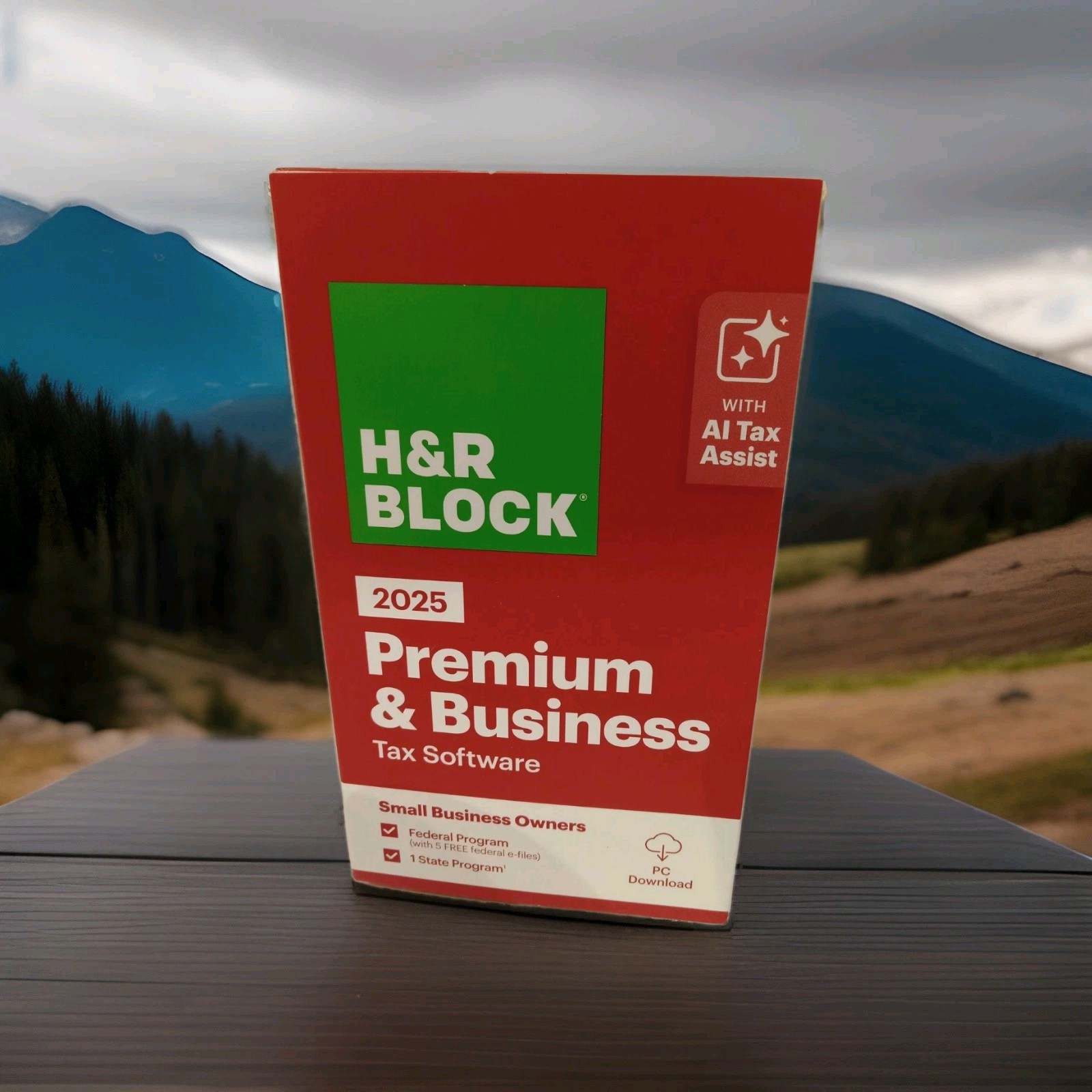 New 2025 H&R Block Premium & Business Software (Small Businesses Ownwers) PC/