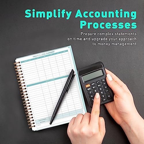 S&O Income and Expense Tracker Notebook for Better Money 6.4×8.4 inches