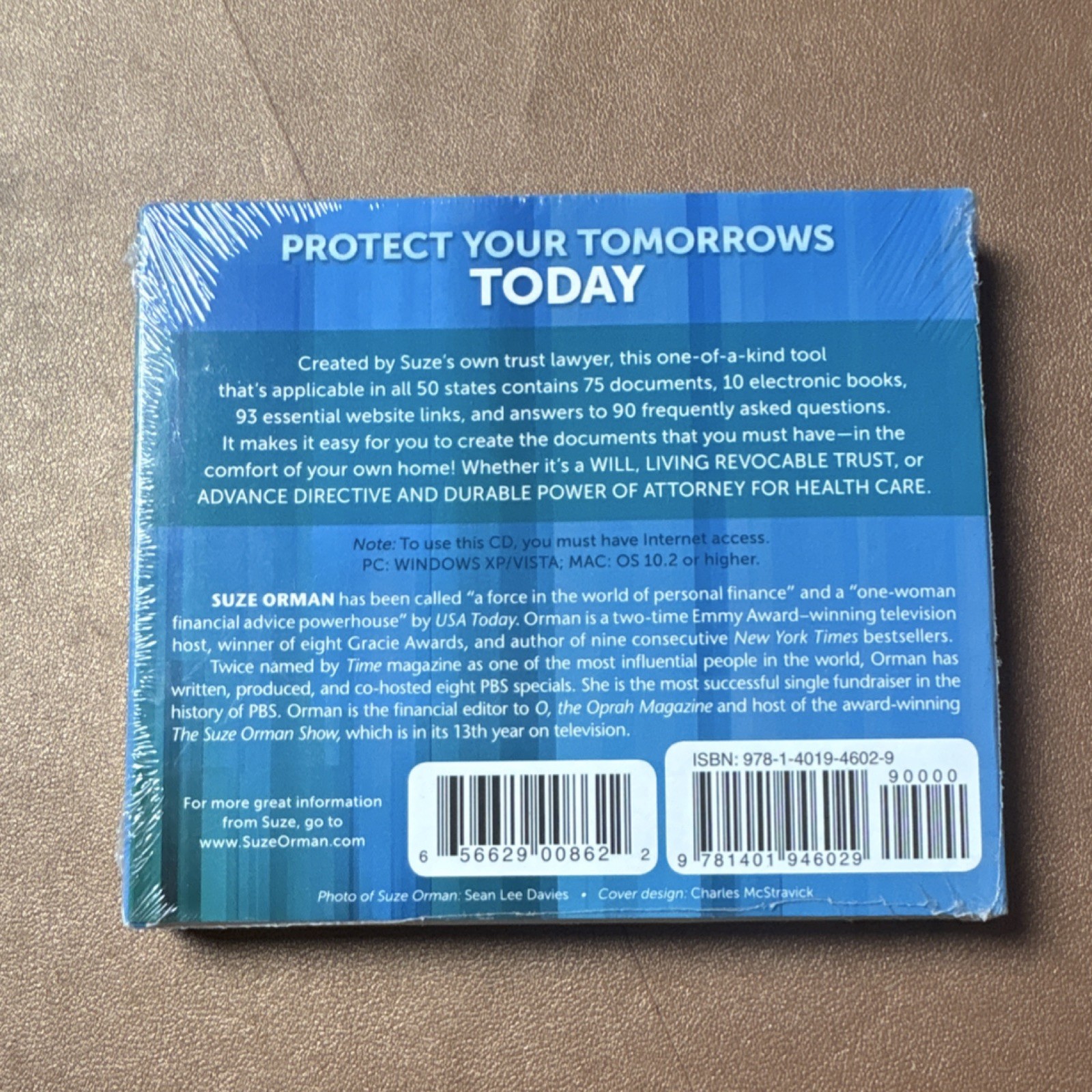 Suze Orman Protect Your Tomorrows Today Home Legal CD-ROM Personal Finance Tool