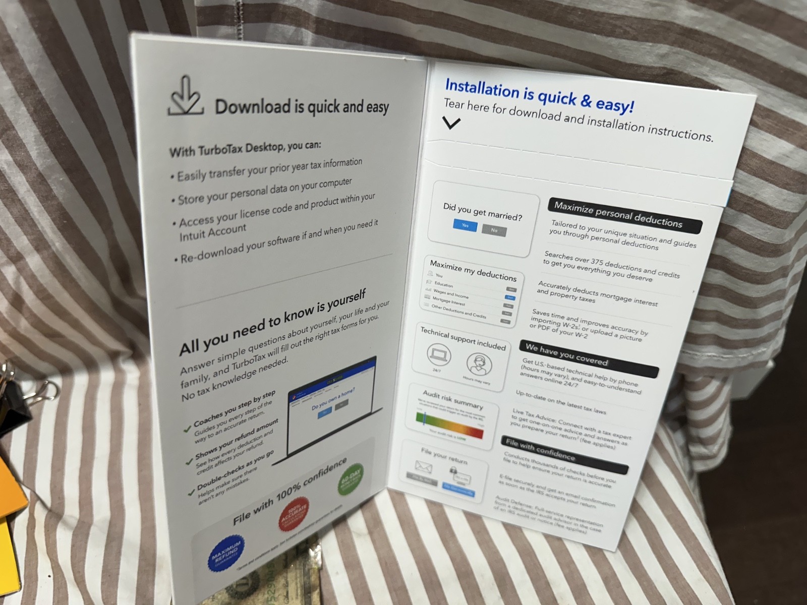 TurboTax Deluxe 2025 Federal & State Tax Return Product Key Card WINDOWS PC/ MAC