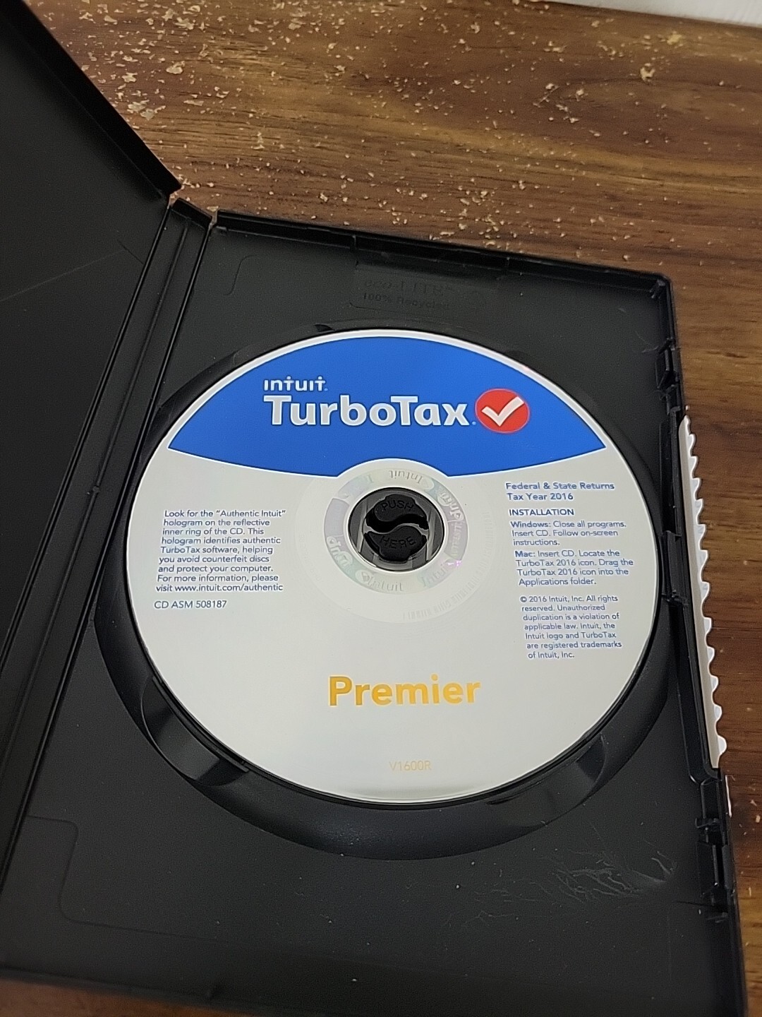 2016 TurboTax Premier Investments + Rental Property 2016 Federal Mac/PC CD-ROM