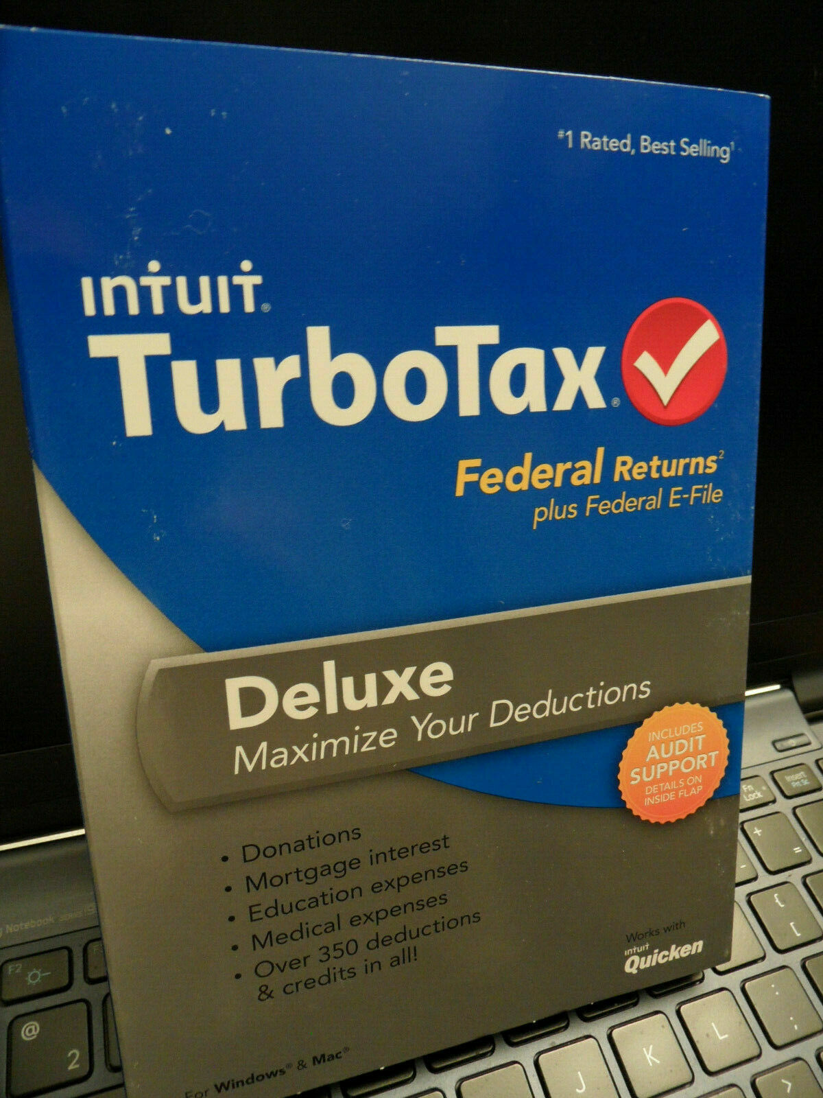 2012 TurboTax Deluxe Federal Turbo Tax New sealed CD in Retail Box