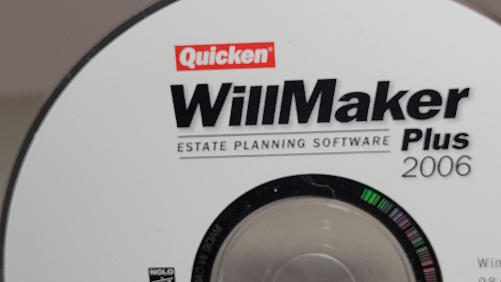 Quicken WillMaker Plus 2006 CD ROM Estate Planning Software-98/Me/2000/XP-Intuit
