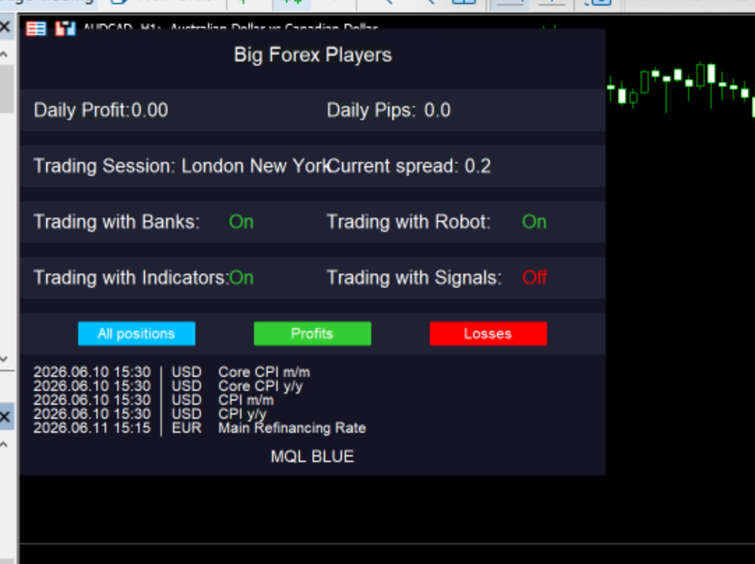 v5.2 Big Forex Players EA Expert Advisor Metatrader 5 MT5 Auto Trading Robot MQL