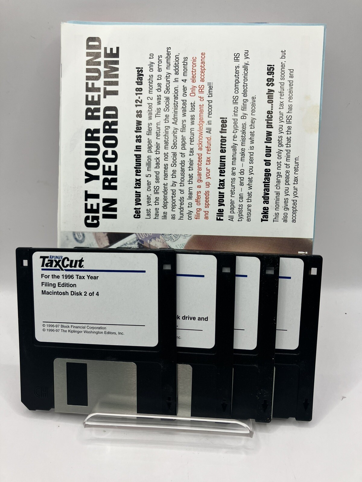 Kiplinger Tax Cut Filing Edition Tax Cut 1996