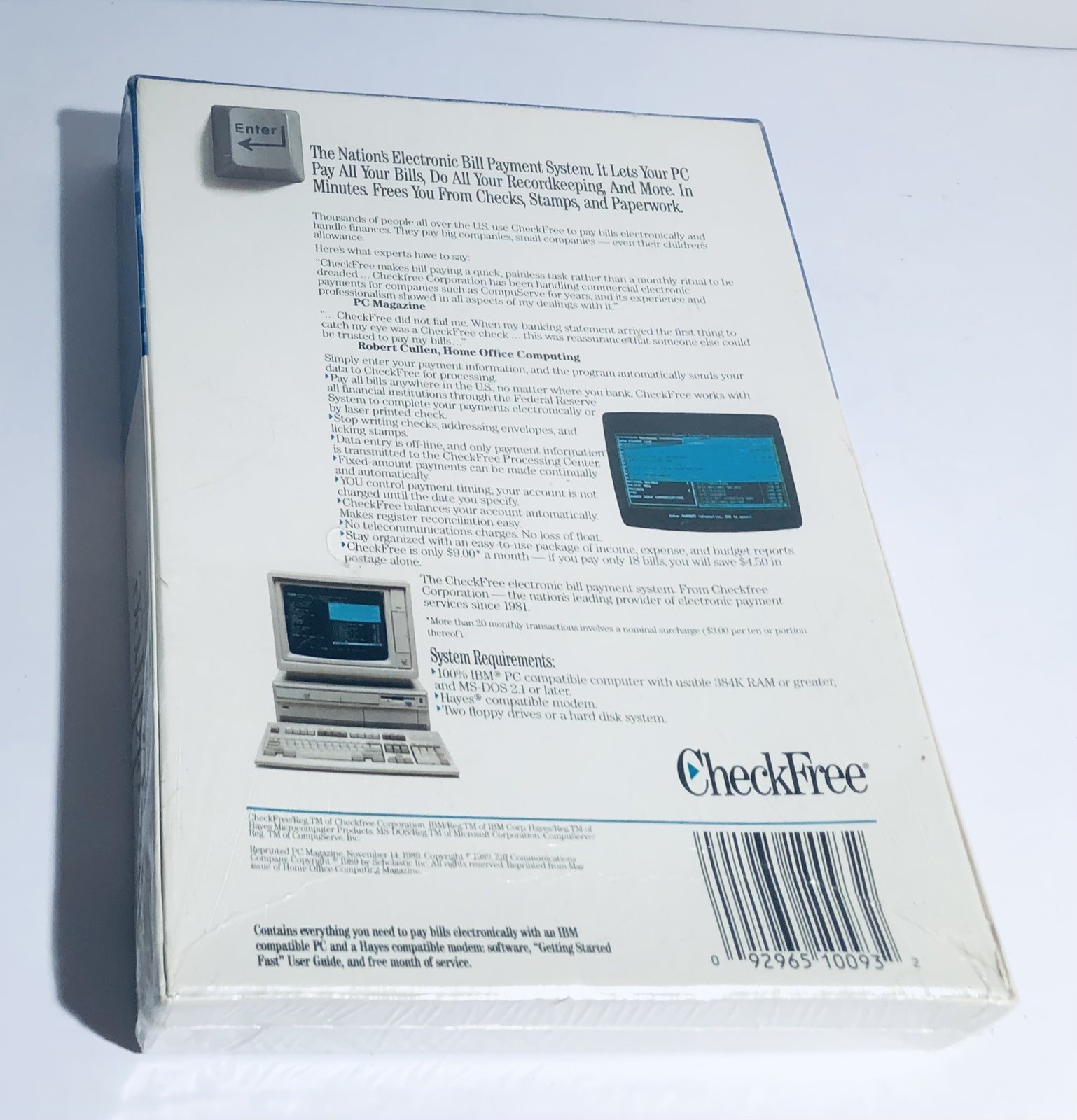 CheckFree Electronic Bill Payment System Software for PC Brand New Sealed