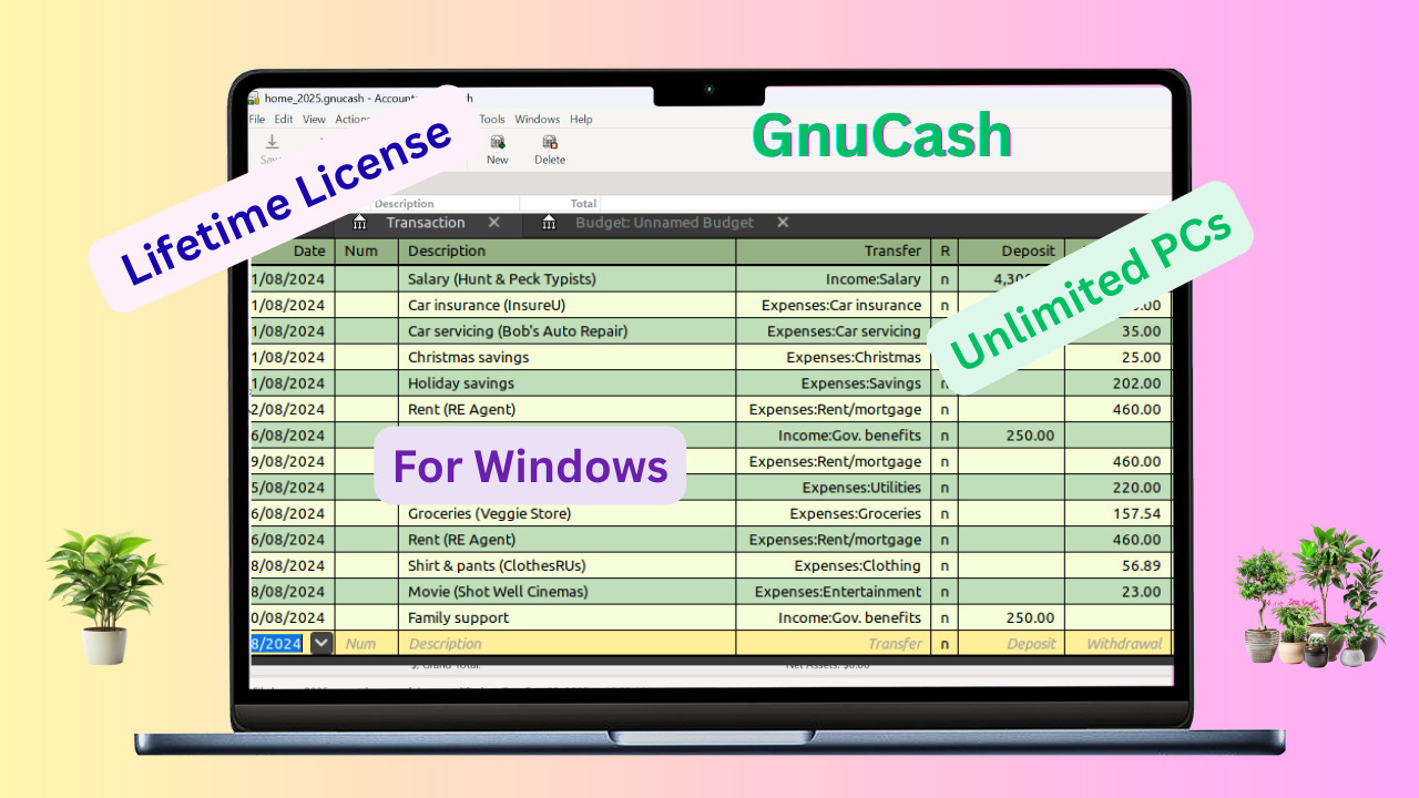 Easy Accounting Personal & Small Business Software Bookkeeping for Windows 2026
