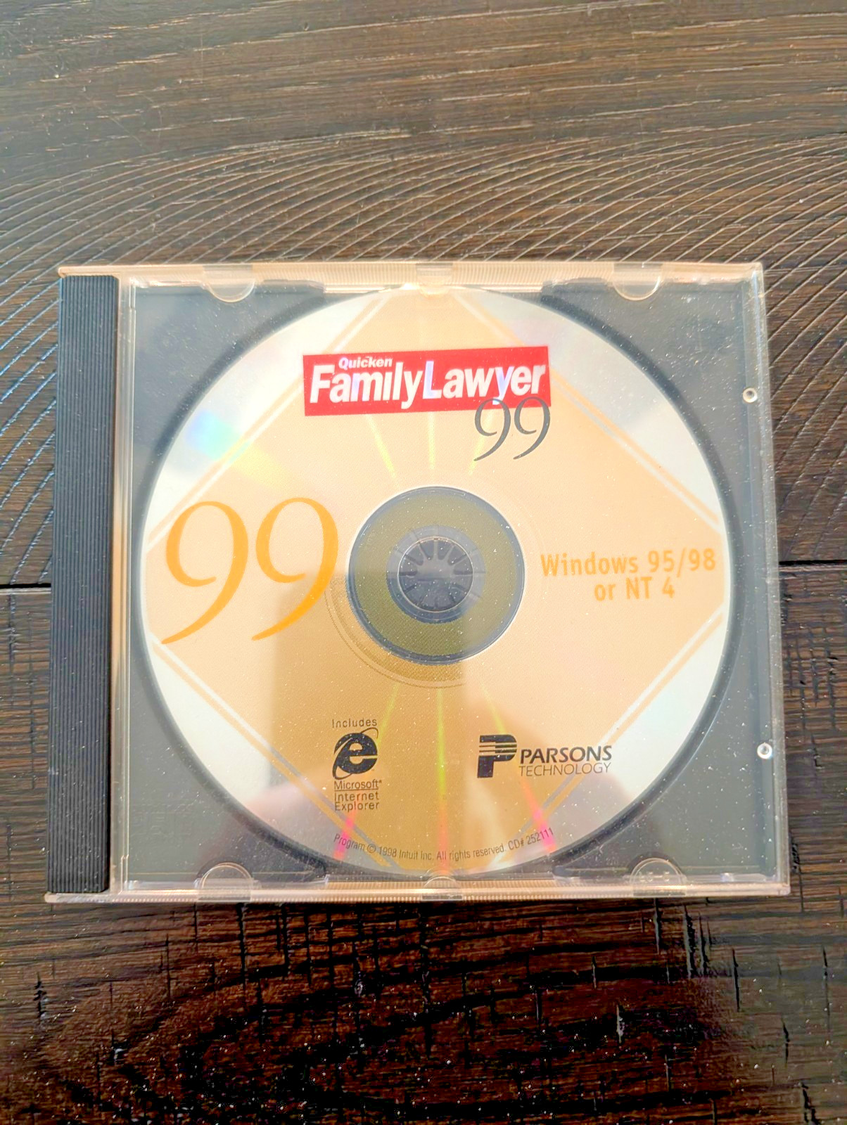 Quicken Family Lawyer 99 – Windows 3.1 – 95 / 98 – CD ROM