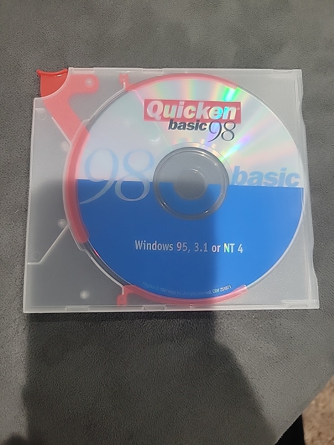 Quicken 98 Basic For Windows 95, 3.1 Or NT 4 Disc Only