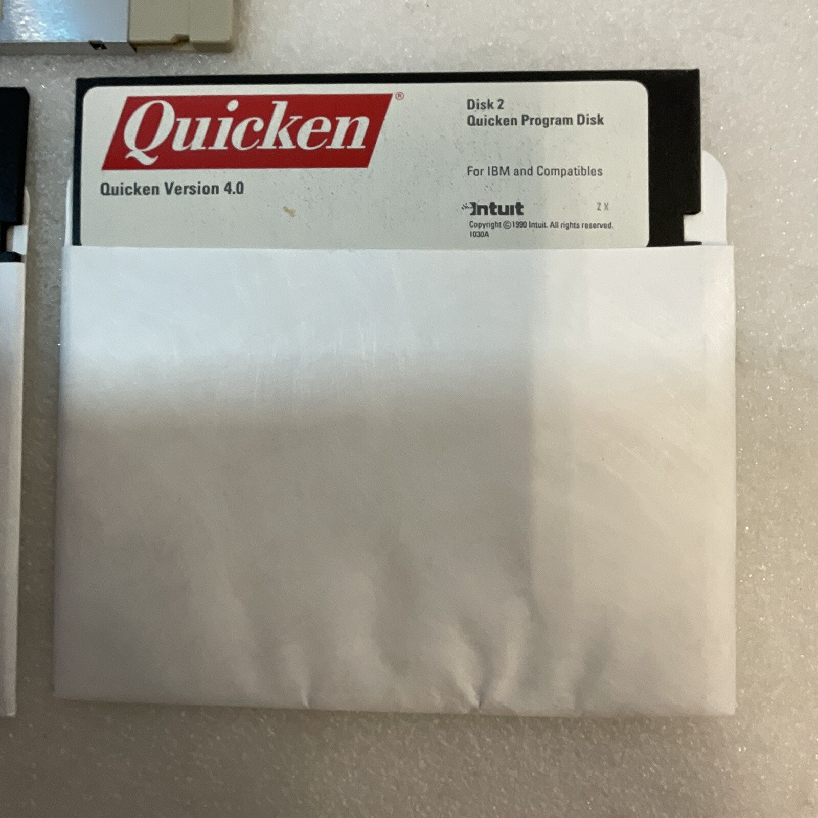 Intuit Quicken Version 4.0 For IBMon 5.25” Floppy & 3.5” VTG ElectronicsRecycled