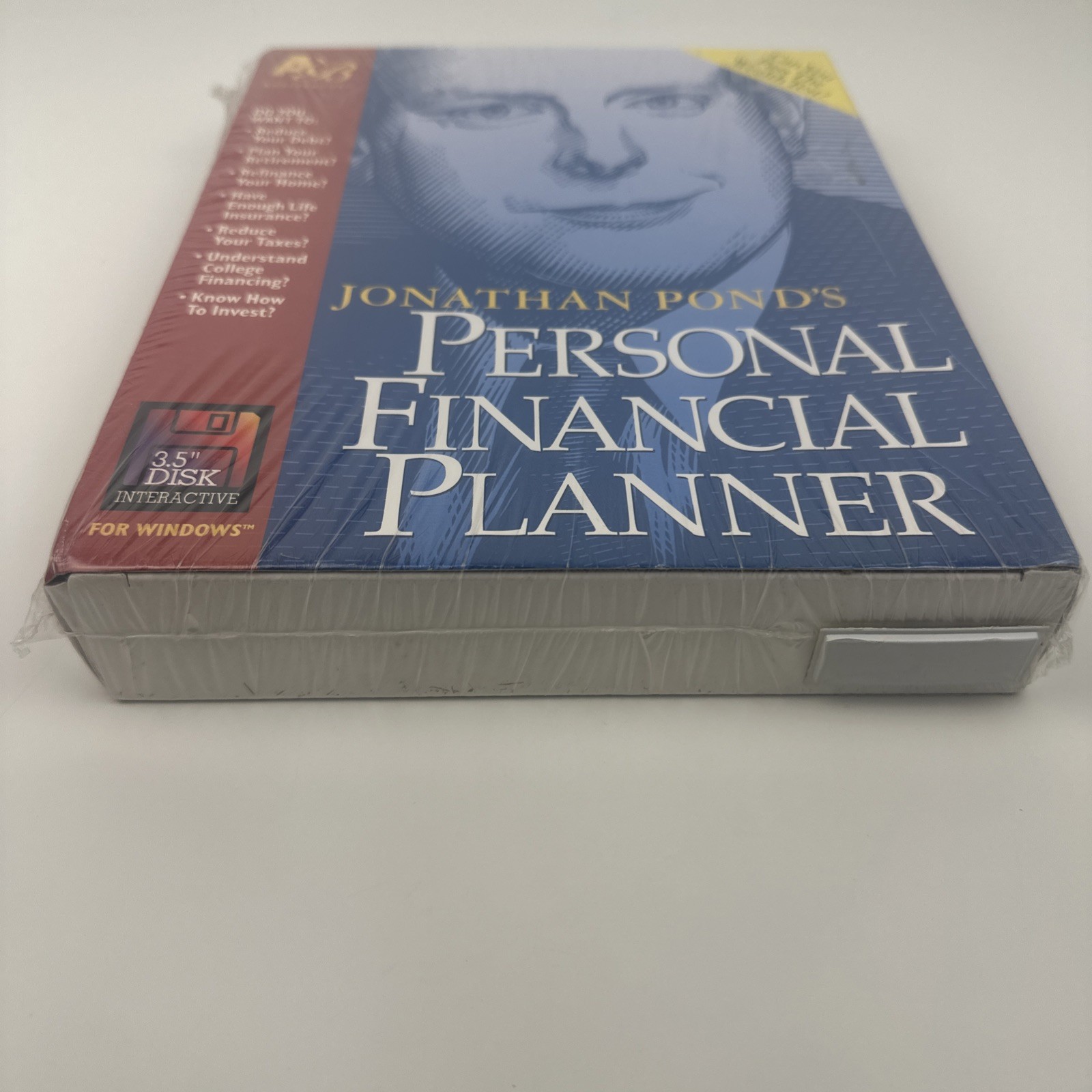 Sealed Jonathan Pond’s Personal Financial Planner for Windows 3.5″ Disk 1994 VTG