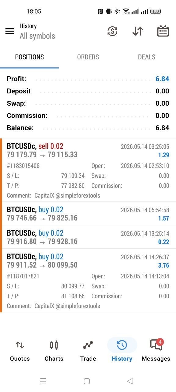 v1.8 CapitalX BTC EA MT5 MQL5 metatrader algo trading robot scalping ftmo
