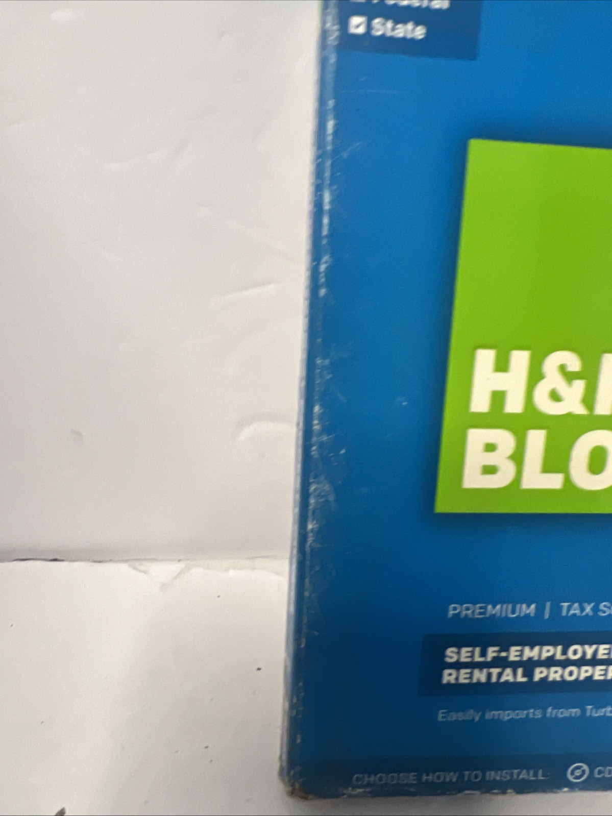 2018 HR Premium Fed/State Deluxe turbo Schedule C Self Employed Tax New