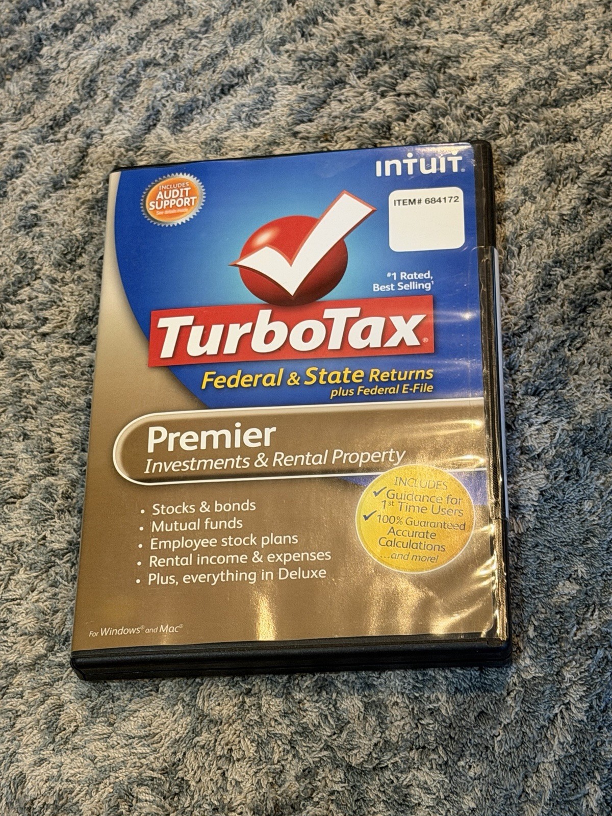 Intuit TurboTax Premier 2012: Federal & State, Investments & Rental Property