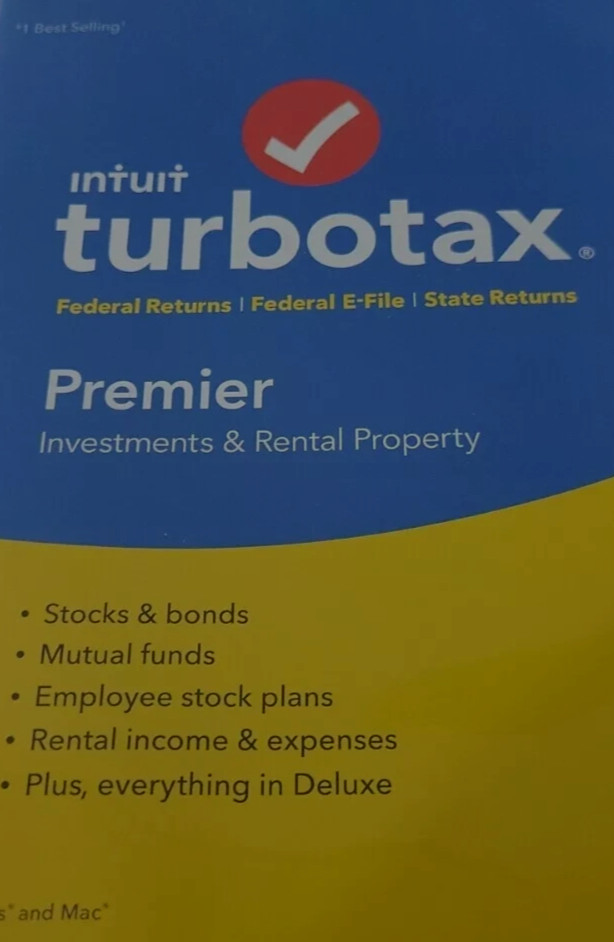 2018 TurboTax Premier Investments & Rental Property, Fed & State Income Tax #B19