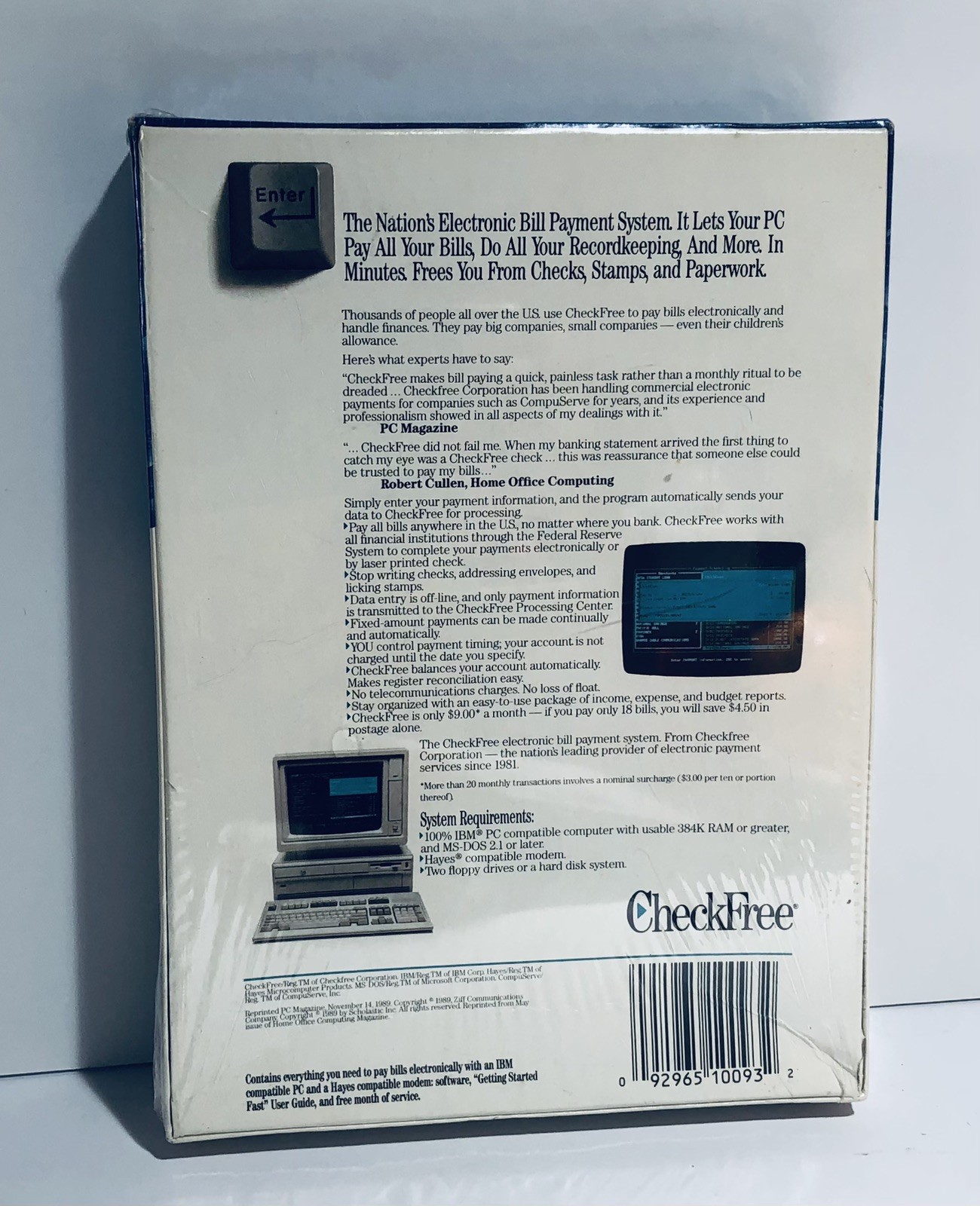 CheckFree Electronic Bill Payment System Software for PC Brand New Sealed