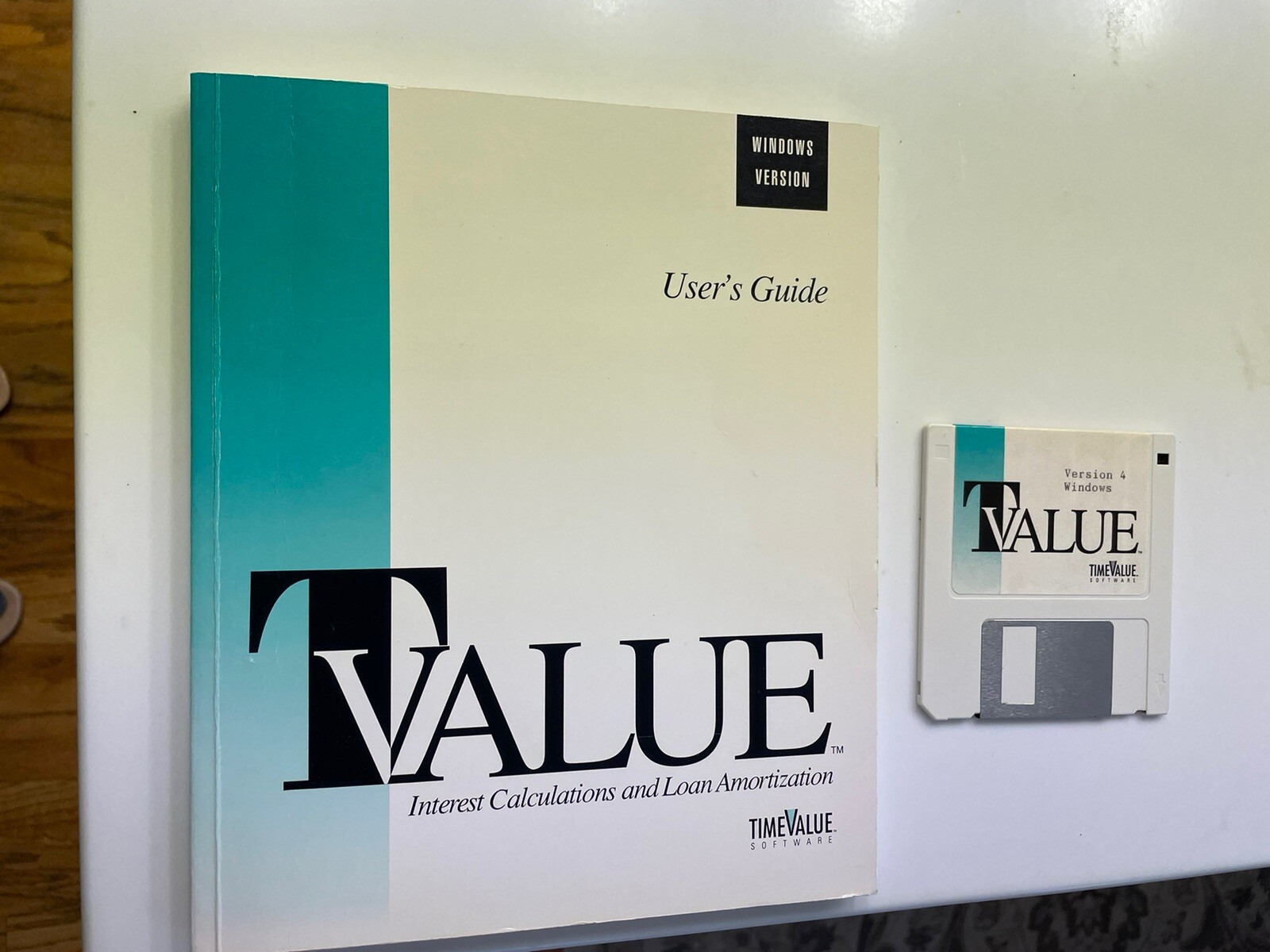 Vtg TVALUE User’s Guide W/ 3.5″ Diskette Windows Ver. 4 – Published 1994