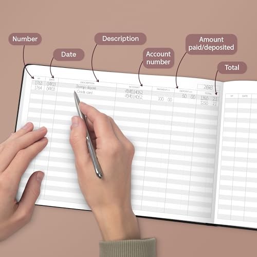 Accounting Ledger Book – Columnar Log Journal for Personal & Small Business
