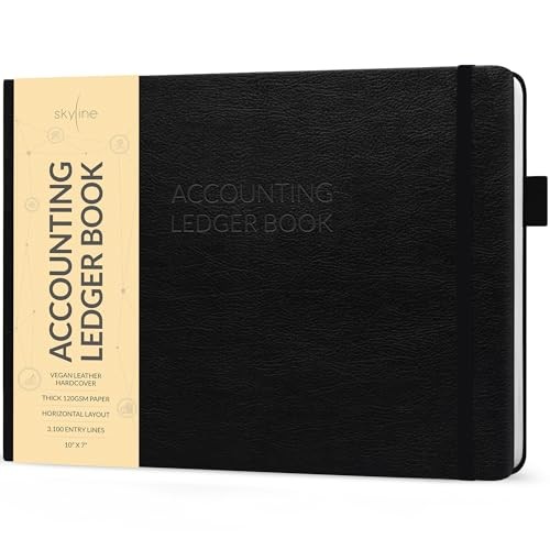 Accounting Ledger Book – Columnar Log Journal for Personal & Small Business