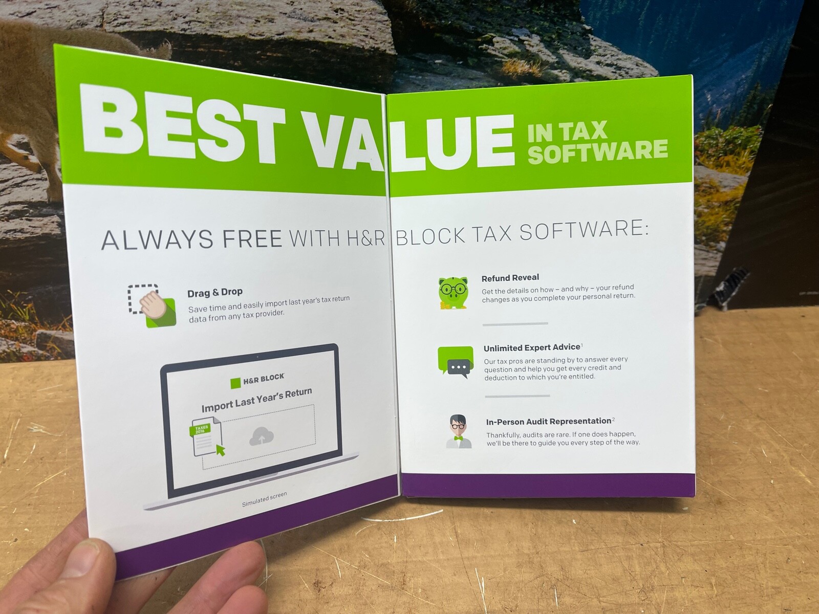2017 H&R Block DELUXE turbo Federal & State Tax Cut New sealed CD in the BOX USA