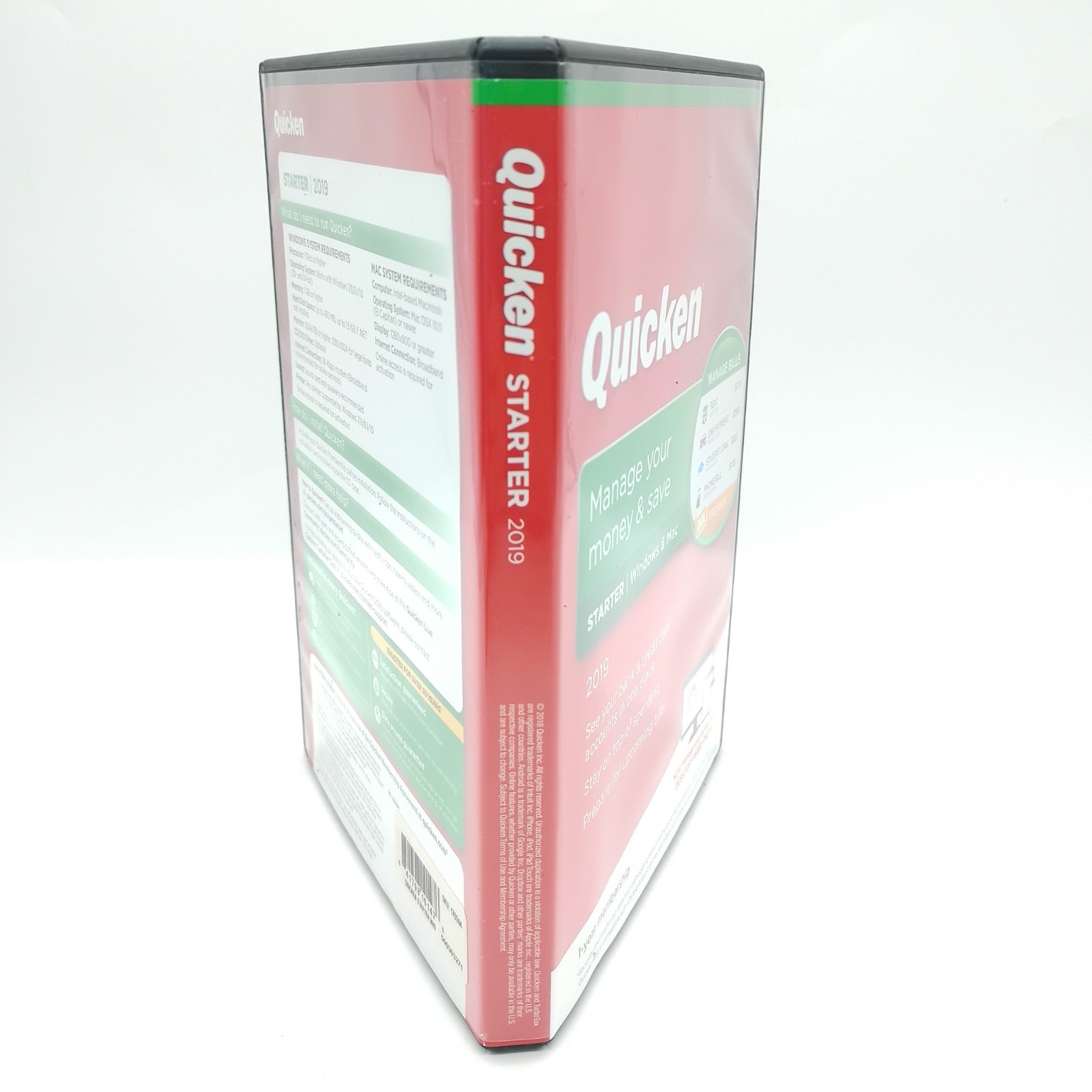 Intuit Quicken Starter Edition 2019 (Windows PC & Mac) Organize Your Money