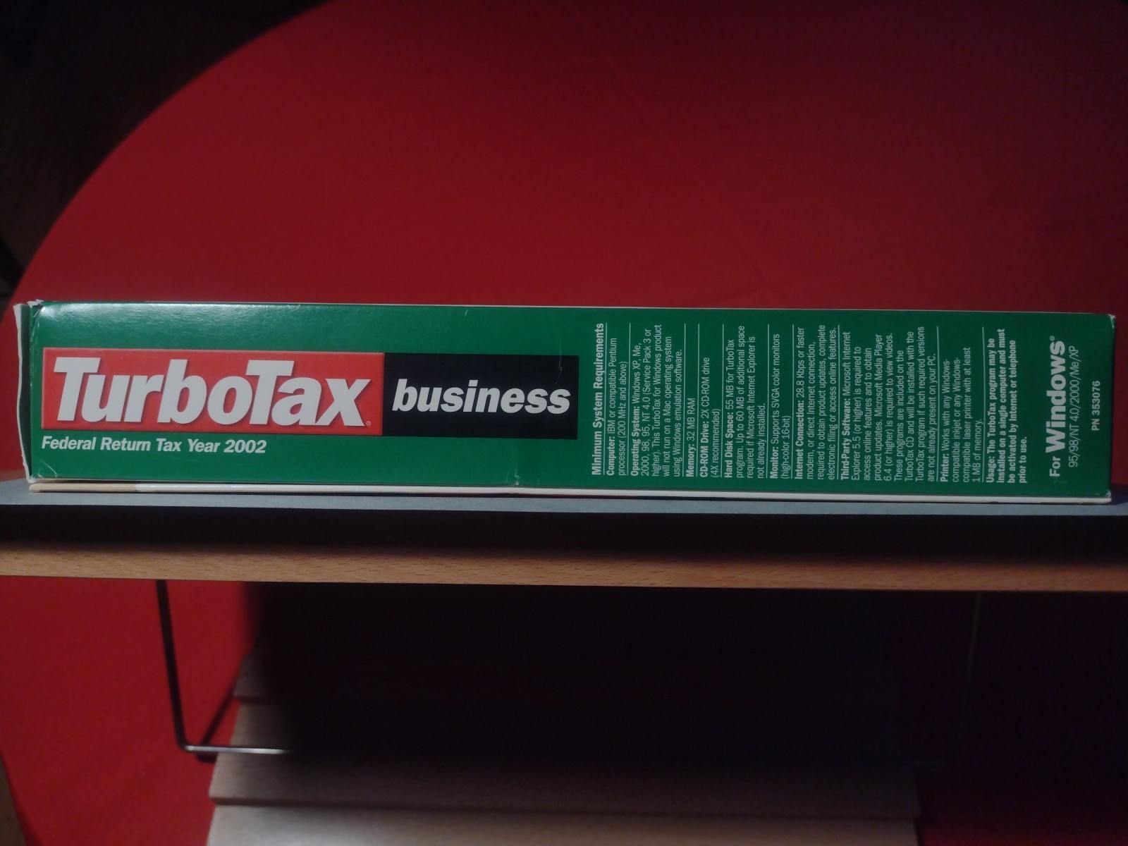 2002 TurboTax Business Federal CD Windows