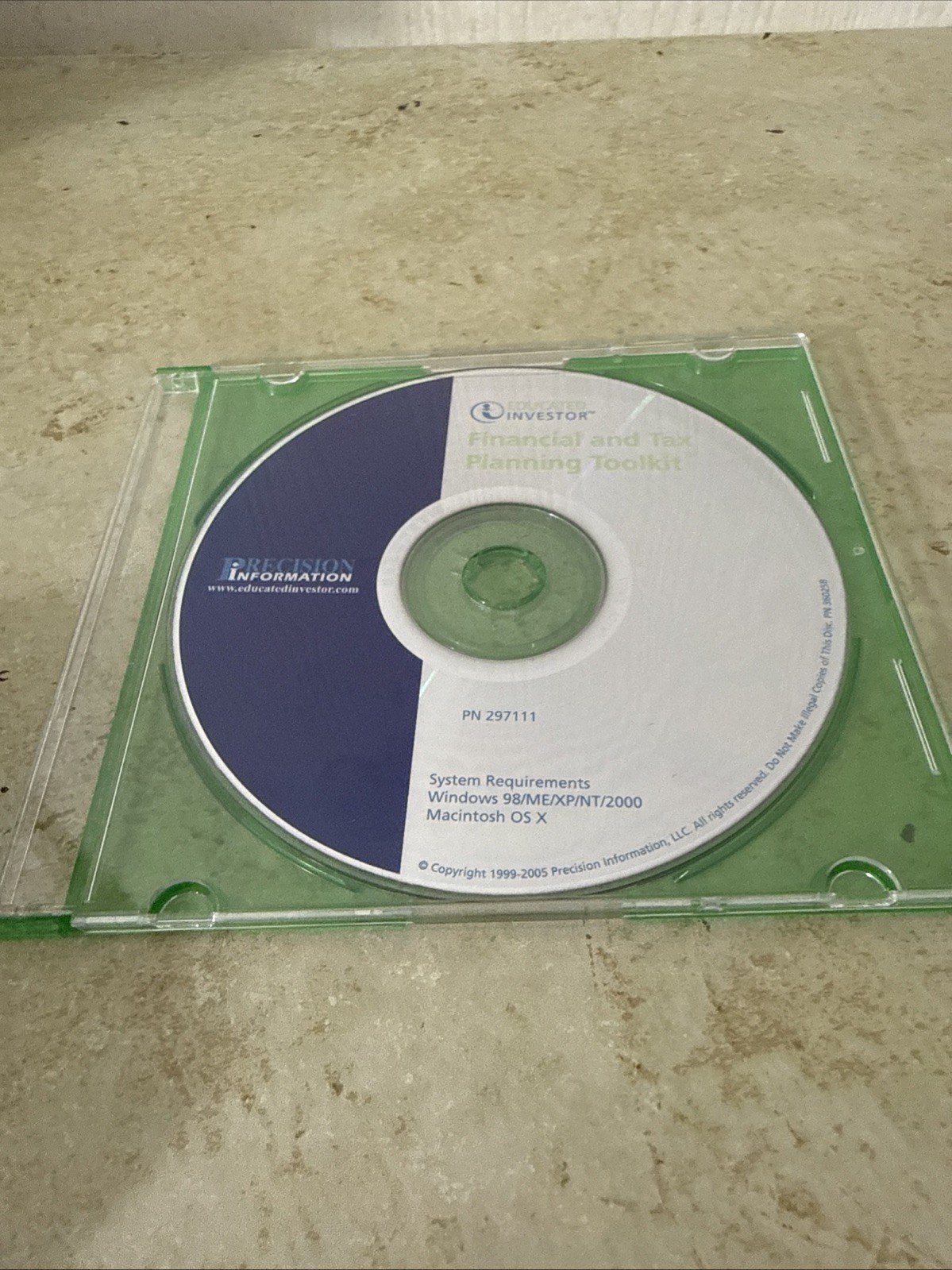 Precision Information Educated Investor Financial And Tax Planning Tool Kit