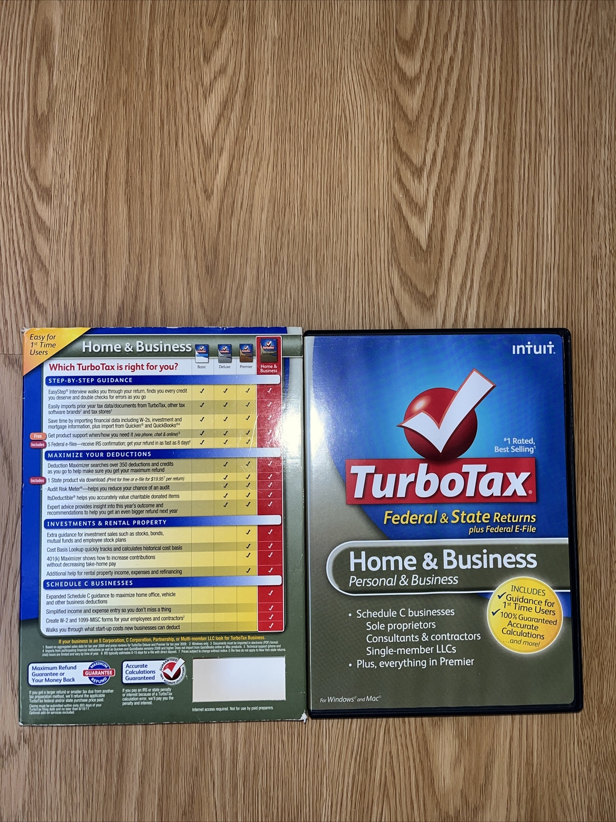 turbotax home and business 2010