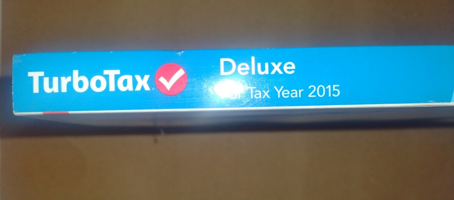2015 Intuit Turbotax Deluxe Minimize Your Deductions Federal/State Returns