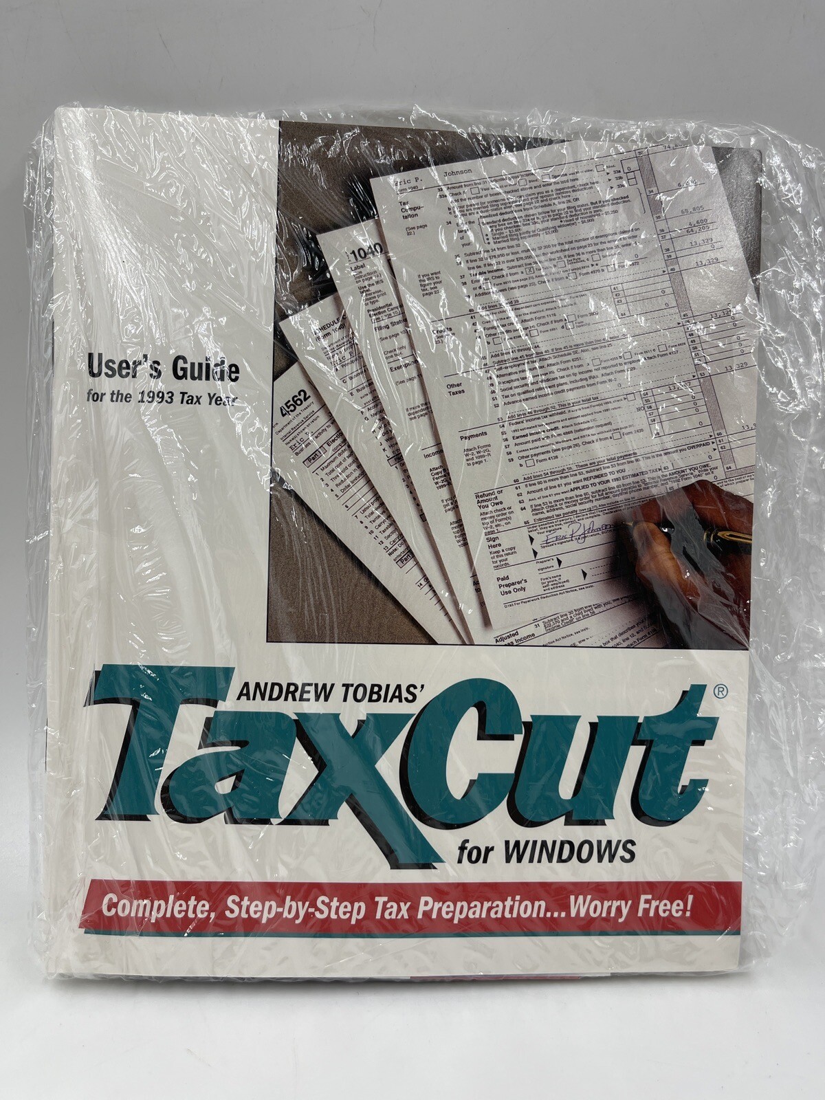Vintage 1993 Andrew Tobias TaxCut MECA Software 3.25” Disks for Windows NEW