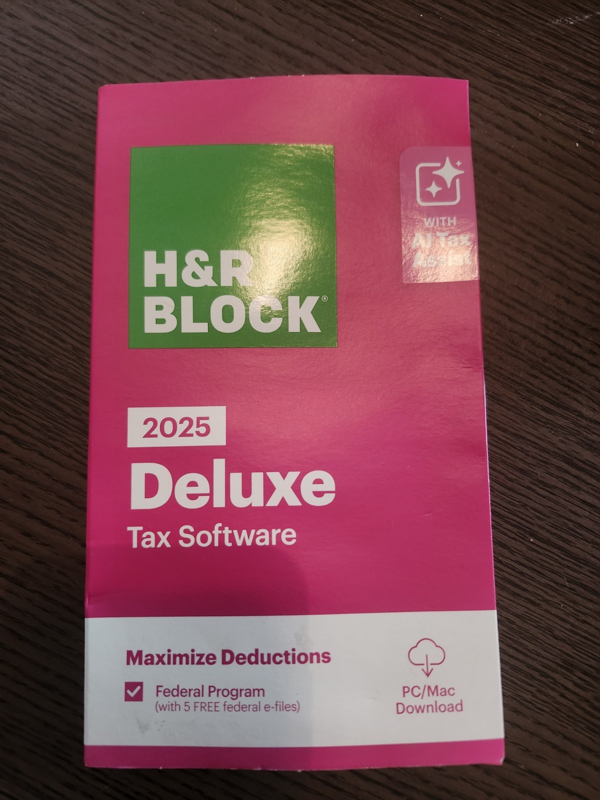 H&R Block 2025 Deluxe Tax Software Maximize Deductions