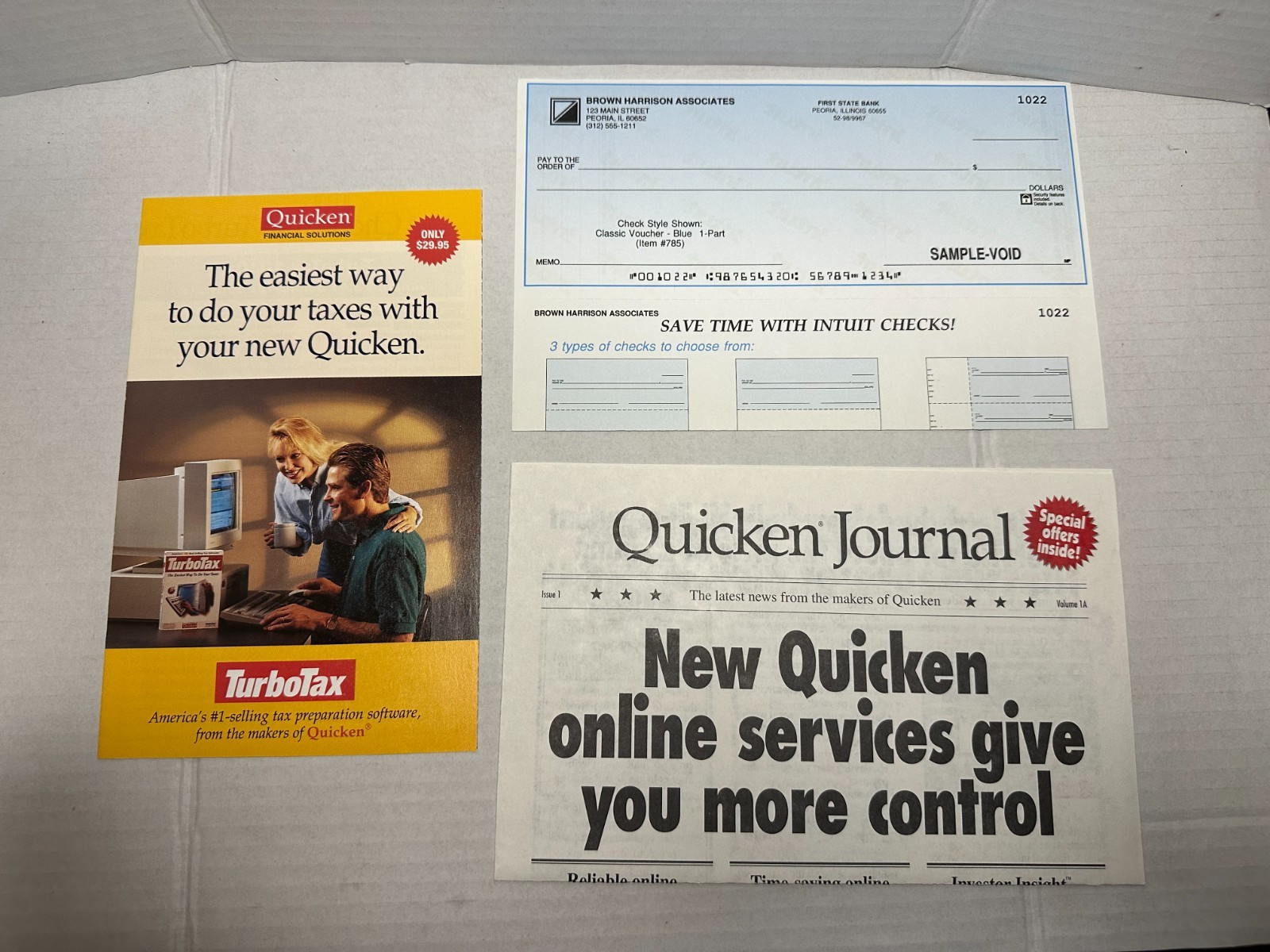 Vintage Quicken Deluxe Version 5 CD-ROM for IBM Windows 95 and 3.1 1996 VTG