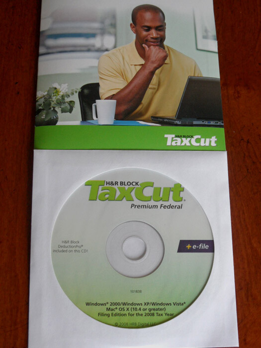 2007 TaxCut Premium turbo Federal H&R Tax Cut New factory sealed CD!