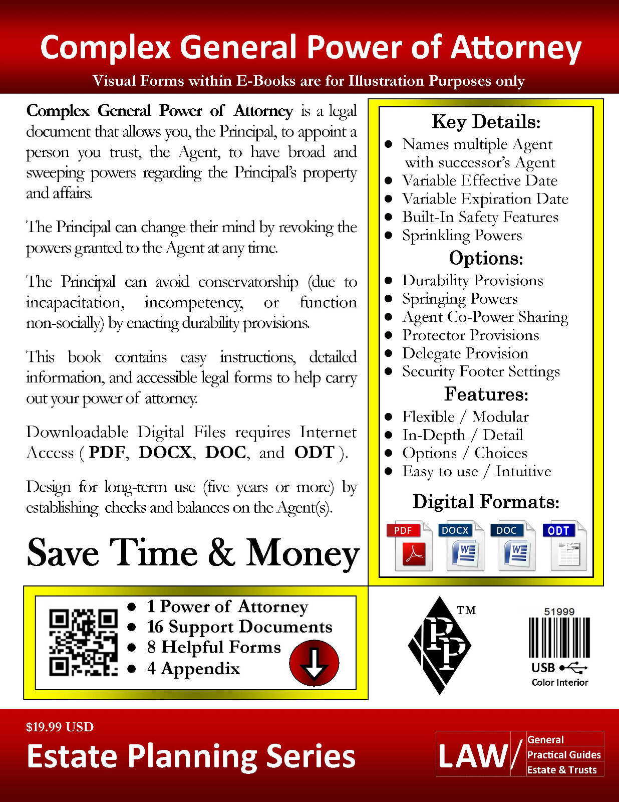 Complex General Power of Attorney – Full Version – USB Flash Drive Only