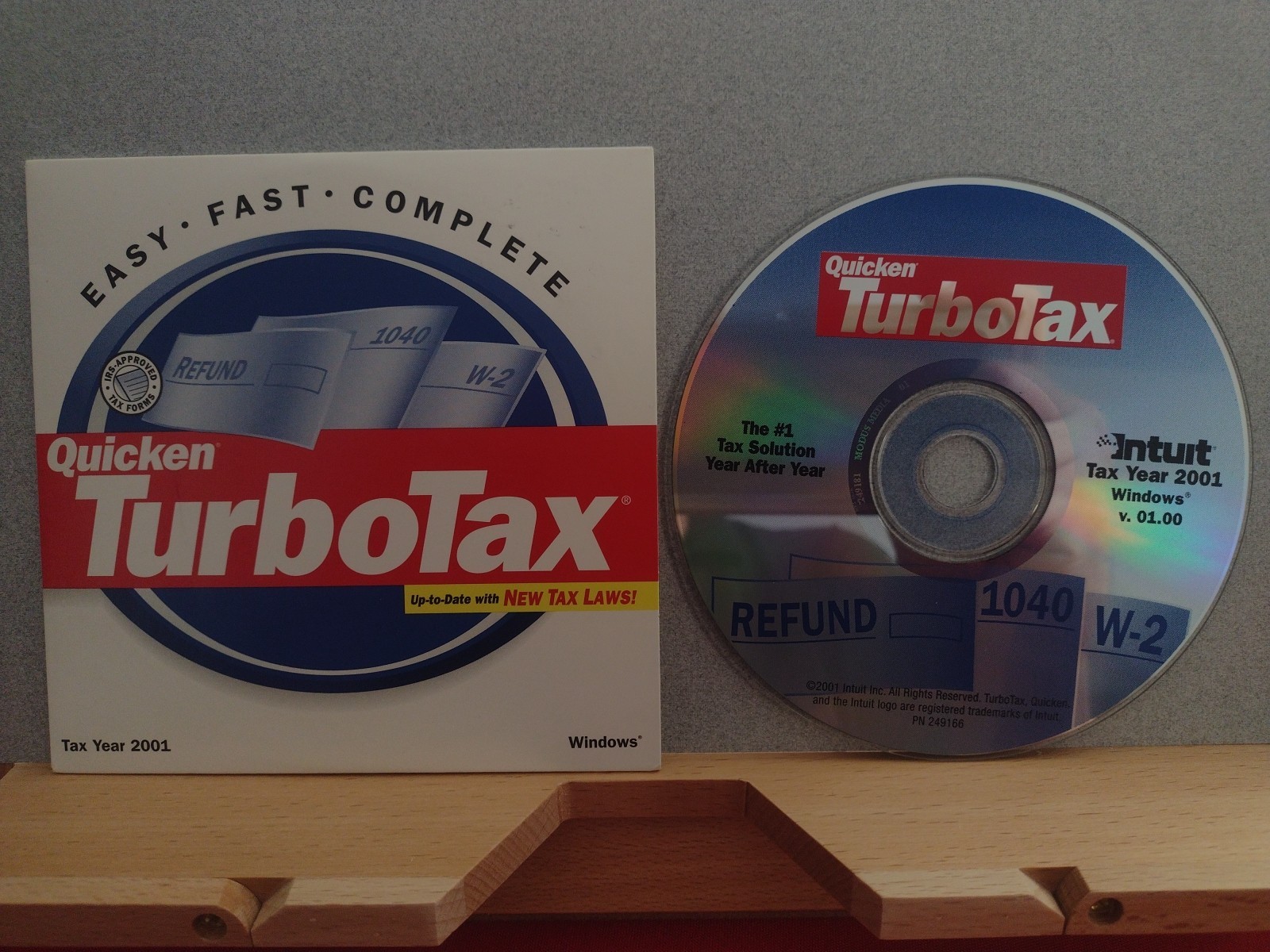 2001 TurboTax Basic Federal CD Windows