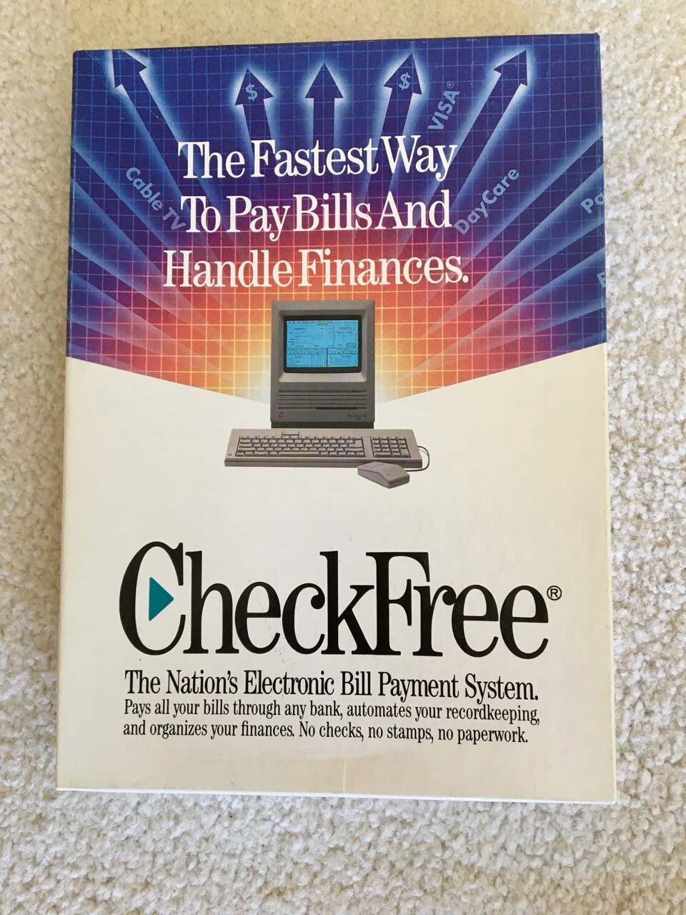 CHECKFREE VER. 1.5 ELECTRONIC BILLPAYMENT SOFTWARE for CLASSIC MAC MACINTOSH OS